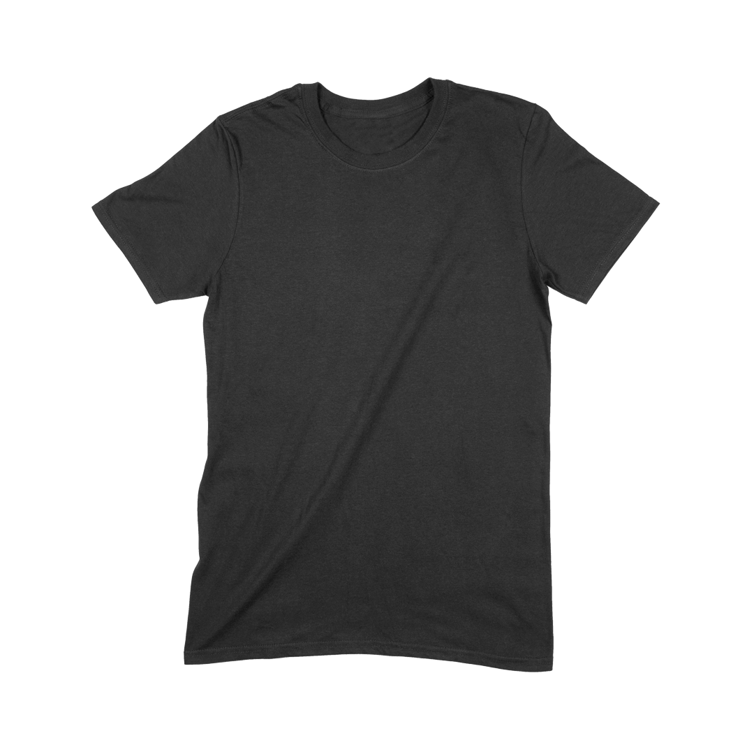A Gildan G64000 black t-Shirt