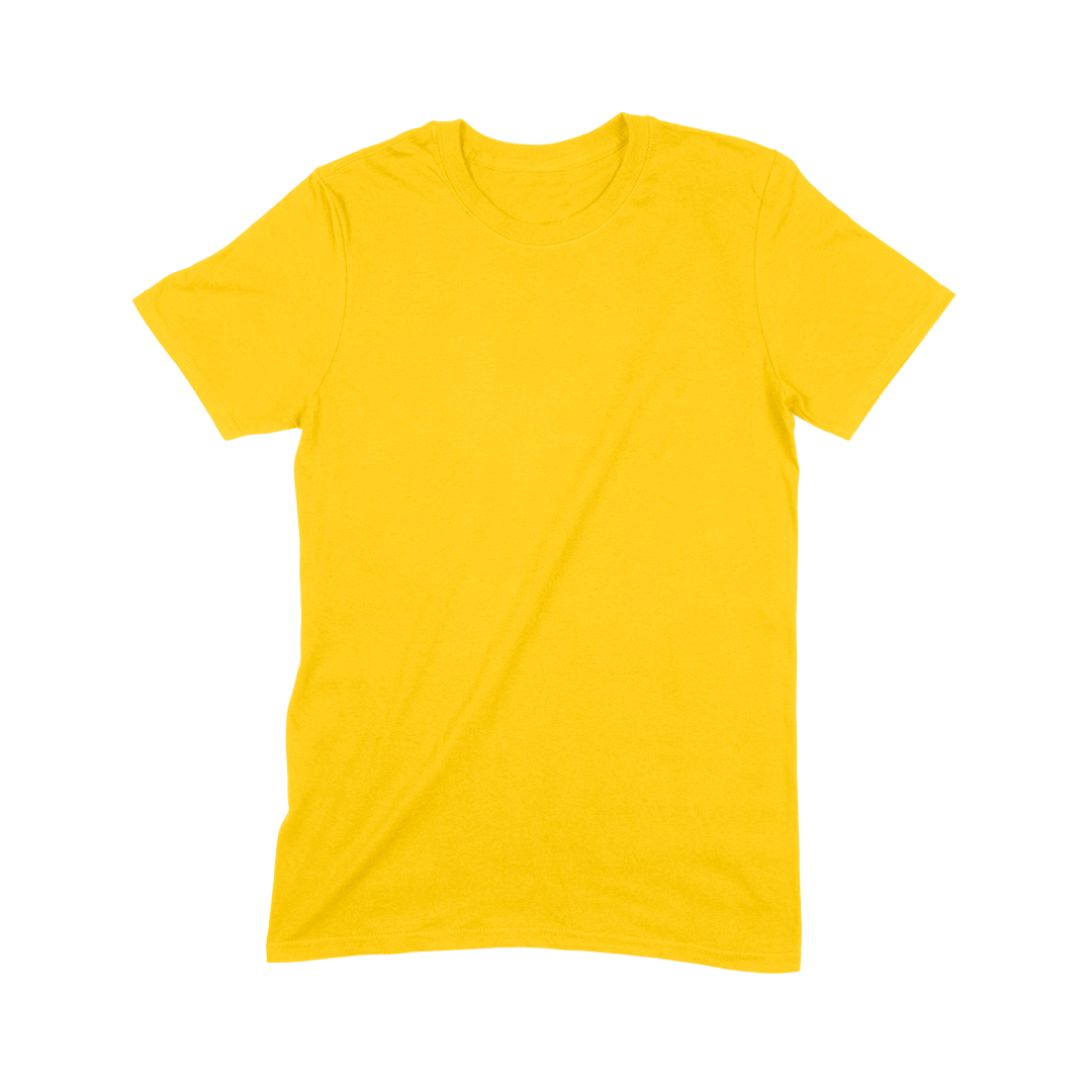 A Gildan G64000 daisy yellow t-Shirt