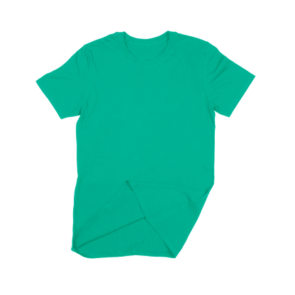 A Gildan G64000 kelly green t-Shirt