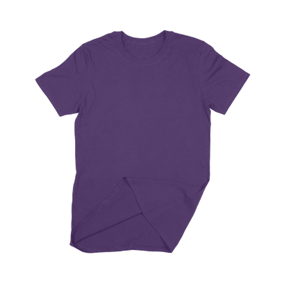 A Gildan G64000 purple t-Shirt